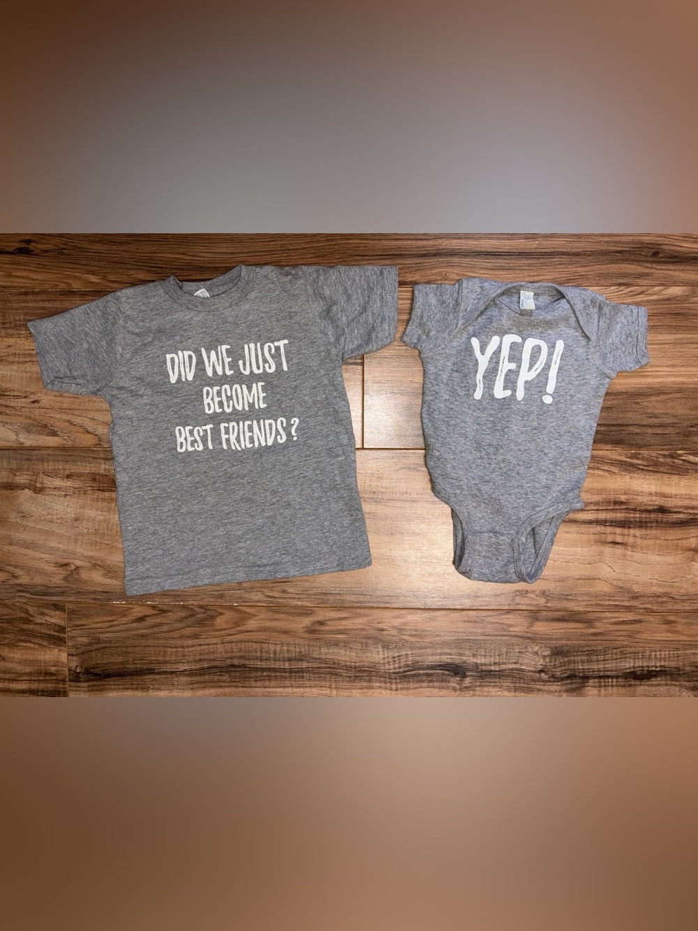 Stepbrothers Did‎ We Just Become Best Friends Yep Toddler Tee & Body Suit 3T/6M